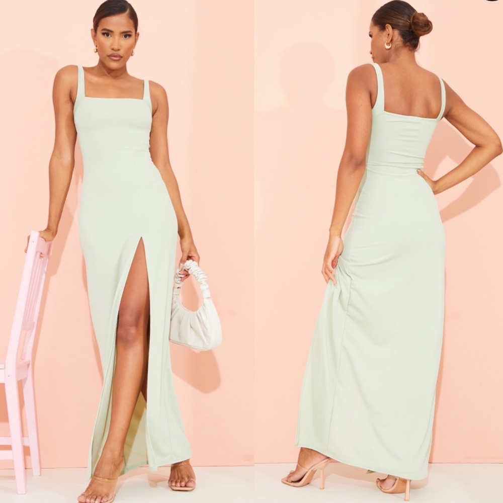 Sage Green Maxi Dress